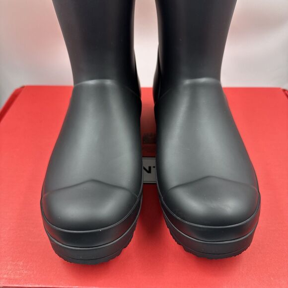 New In Box Women's Hunter Play Tall Boots Rain Boot Shoes BLACK Size: 8 US / 6UK - Picture 2 of 16